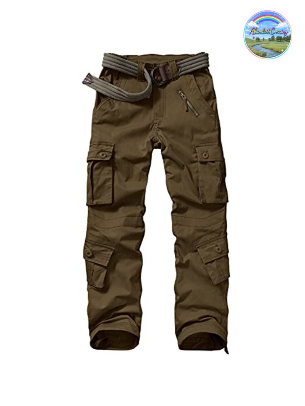 Women's Cargo Pants Cotton Casual Military Army Work Pants 8 Pocket